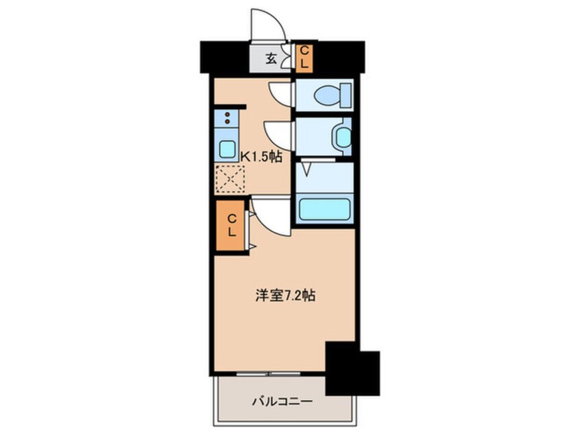 間取図 プレサンス栄フェル(902)