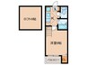 Ｌｏｆｔ４千種 1Kの間取り