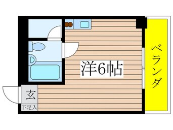 間取図 ｱｷｭﾗﾊﾟｰｸｻｲﾄﾞ須賀町（３０３）