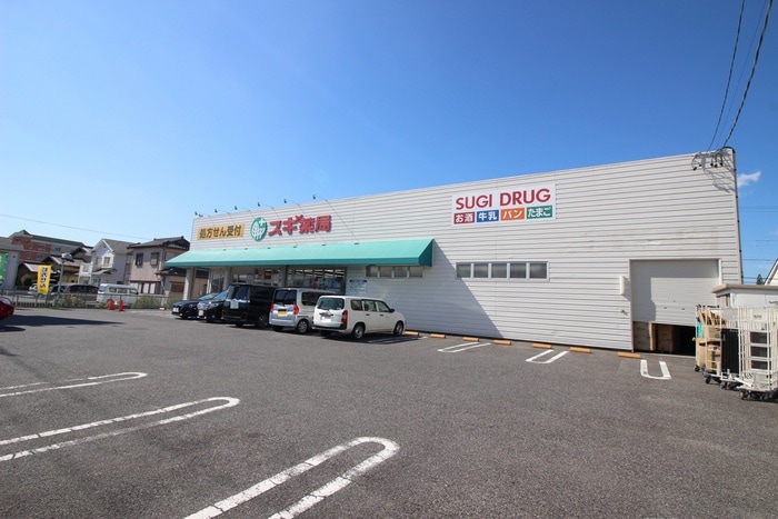 スギドラッグ築地店(ドラッグストア)まで406m グロワール２１