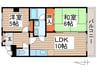 ロイヤルエスポワ－ル 2LDKの間取り