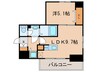 プレサンス金山デュアル（905） 1LDKの間取り