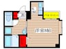 サンセイハイツ桜山 1Kの間取り