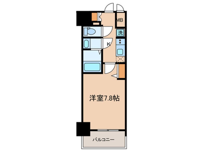 間取図 ｱﾄﾞﾊﾞﾝｽ名古屋ﾓｸｼｰ（1301）