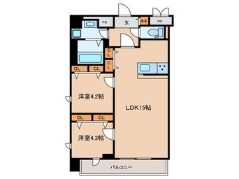 間取図 ザ・シンフォニア新栄