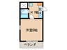 アップルコ－ト春日井 1Kの間取り