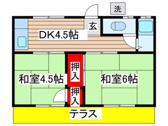 間取図 有明荘