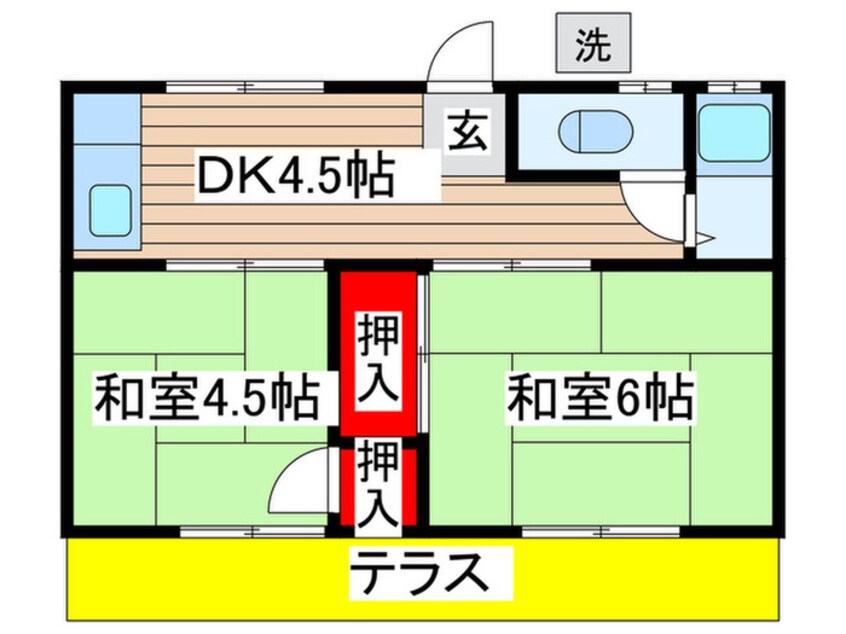 間取図 有明荘