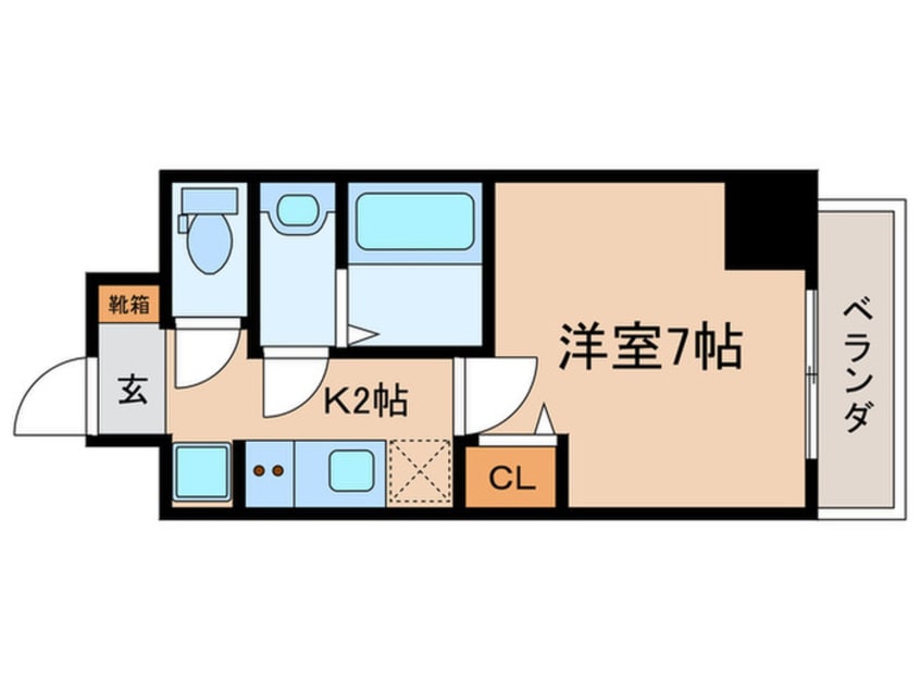 間取図 プレサンス高畑ルミア