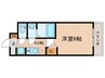 プレサンス高畑ルミア 1Rの間取り