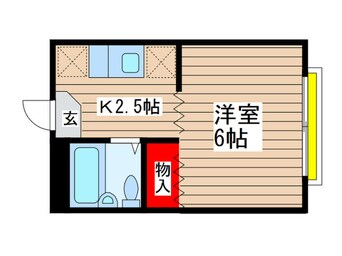 間取図 カレッジビラ風見鶏