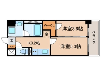 間取図 S-RESIDENCE烏森aureate