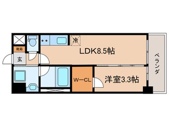 間取図 S-RESIDENCE烏森aureate