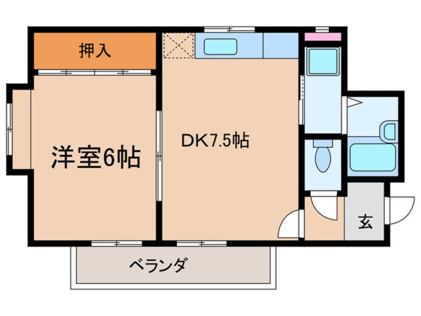 間取図 大野木ビラ