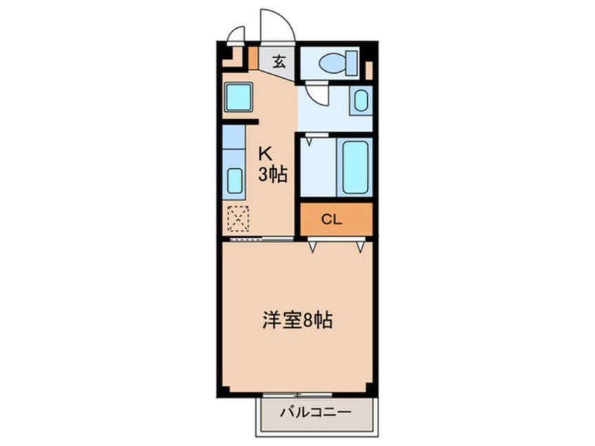 間取図 Surplusメゾン牧B