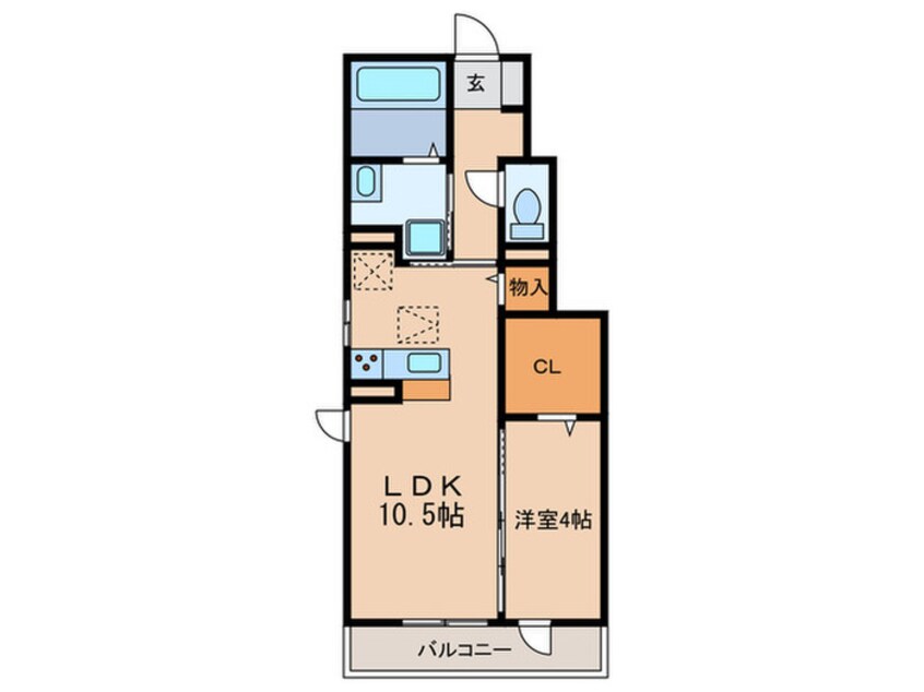 間取図 ヴェルドミール一ツ木