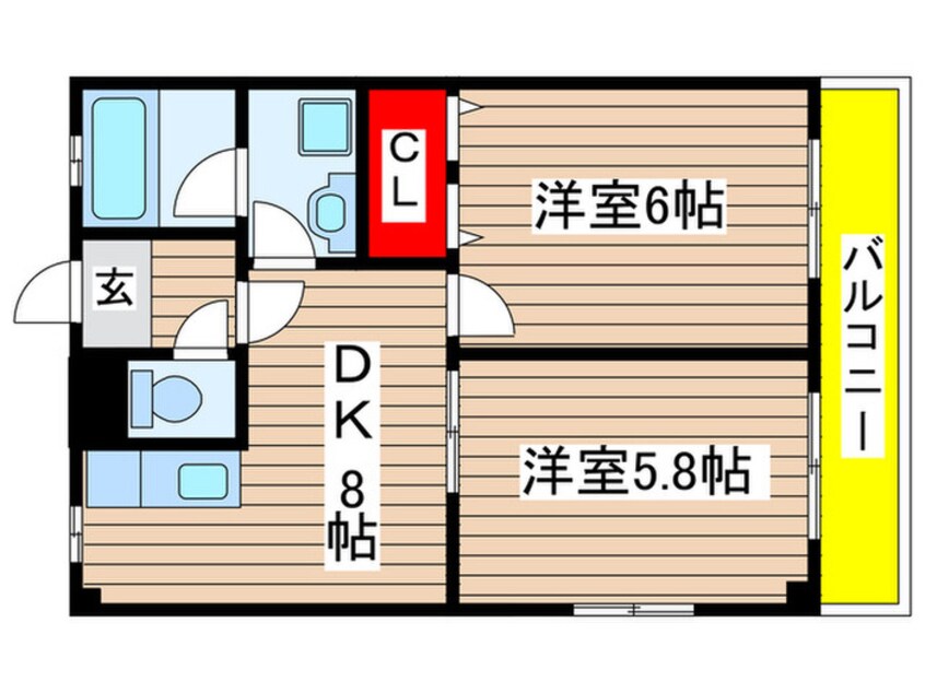 間取図 コンフォート瑞穂