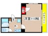 クリンハイツ 1Kの間取り