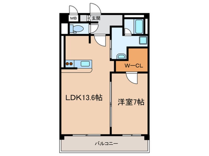 間取図 ミコノス亀が洞