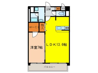 間取図 ミコノス亀が洞