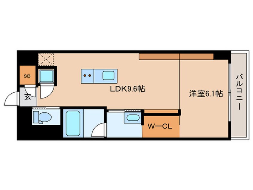 間取図 仮）SK BUILDING-901