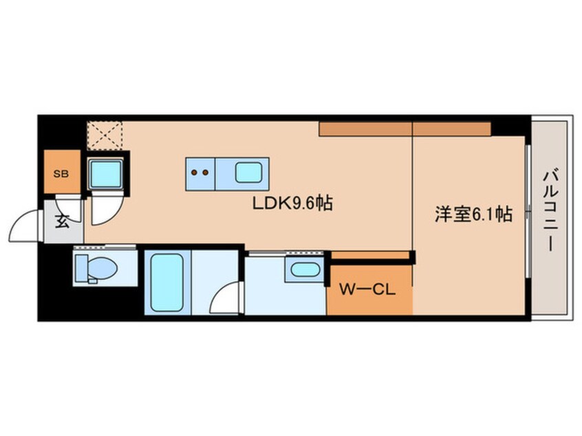 間取図 仮）SK BUILDING-901