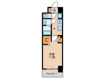 間取図 パルティール八田