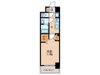 間取図 パルティール八田