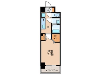 間取図 パルティール八田