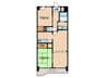 Ｃａｓａ　ＥＬＥＶＡＴＯ 2LDKの間取り