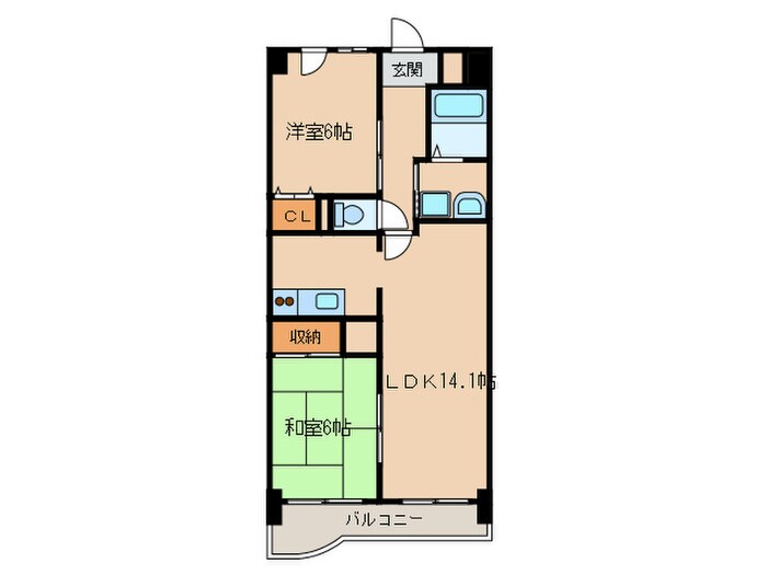 間取り図 Ｃａｓａ　ＥＬＥＶＡＴＯ