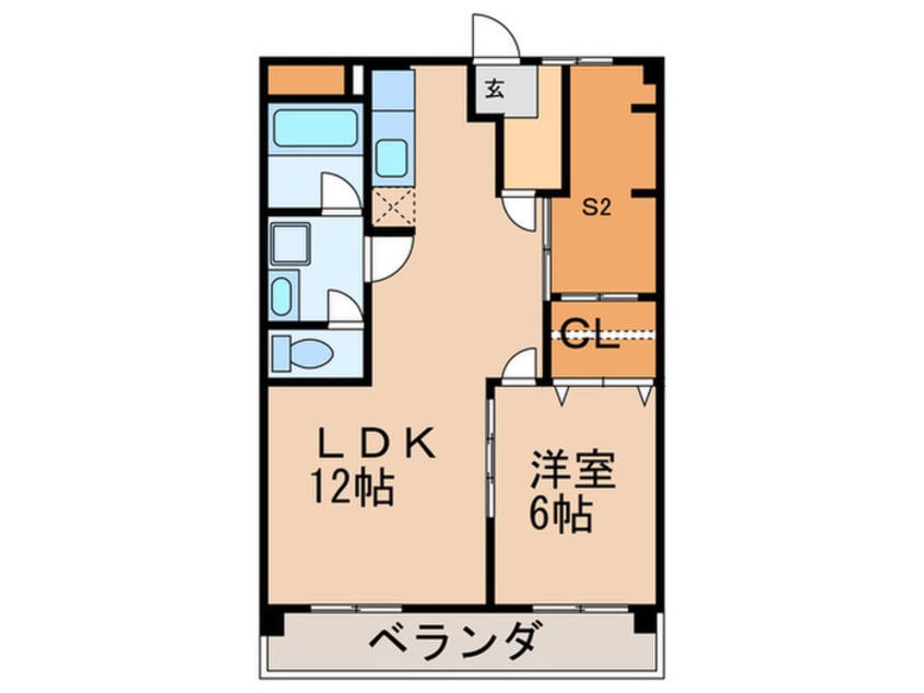 間取図 スカイル白川