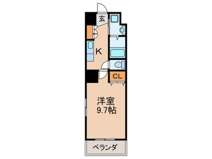 間取図 プロシ－ド千代田