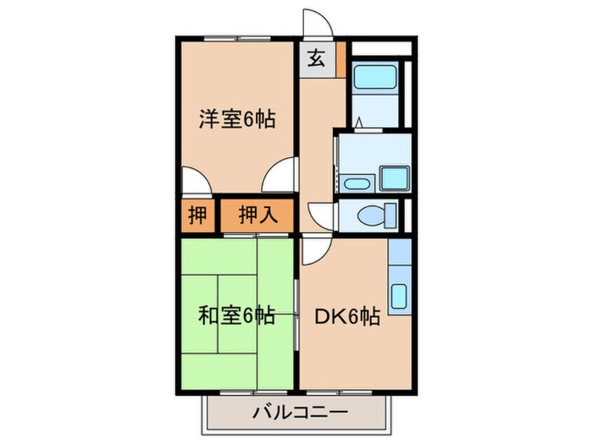 間取図 Ｓｕｒｐｌｕｓ丹羽II