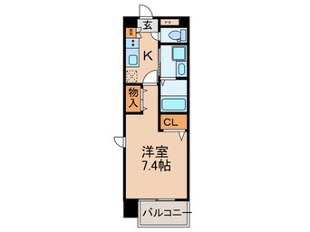 間取図 パルティール上社(701)