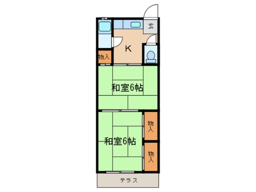 間取図 明円荘