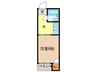 サンパレス覚王山Ⅱ 1Kの間取り