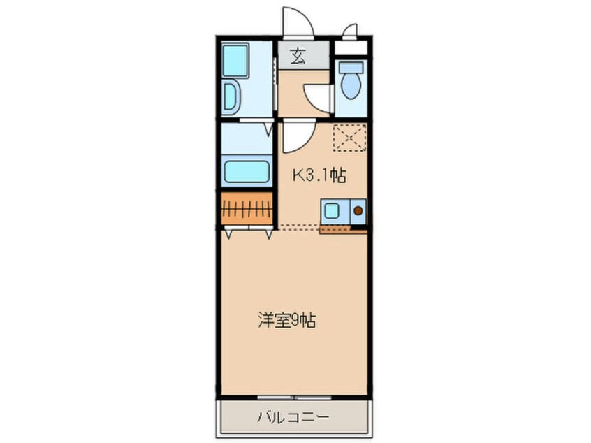 間取図 ジュネスドミ－ル