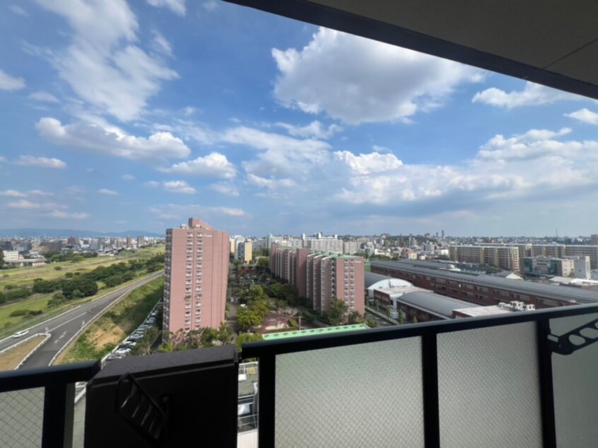 室内からの展望 リバーコート砂田橋Ⅱ