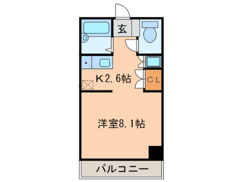 間取図 ラコンテ日比野