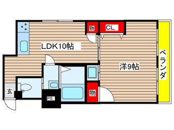 間取図 パラシオン鶴舞（111）