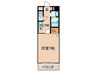 林風館 1Kの間取り
