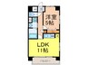 フォレスト９ 1LDKの間取り