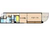THE RESIDENCE KANAYAMA SOUTH 1DKの間取り