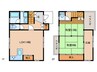 西区名駅二丁目戸建 2LDKの間取り