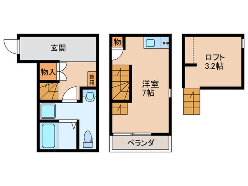 間取図 ポルト・ボヌールＵⅡ