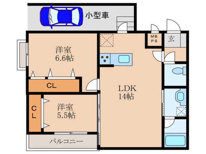 間取図 Ｋ＆Ｓブロス