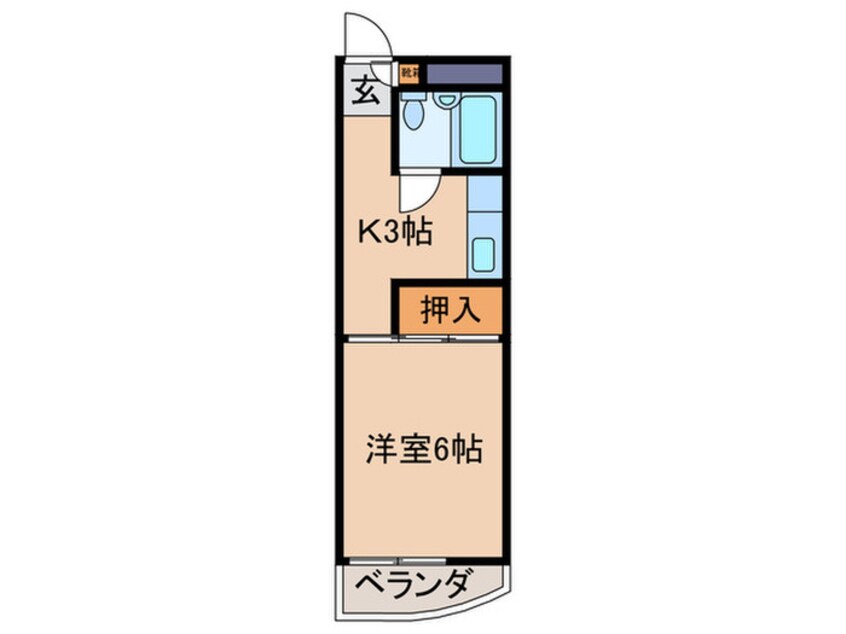 間取図 サンハイツ睦