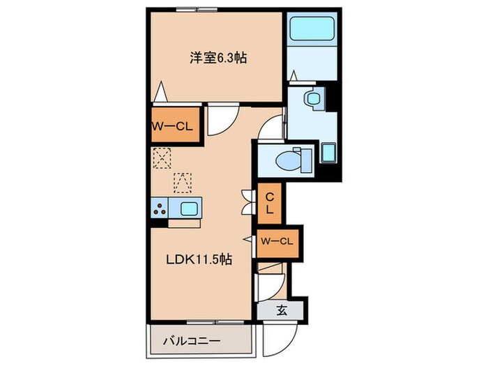 間取り図 ラ・カシェット