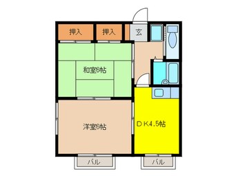 間取図 クリーンハイツ宮西